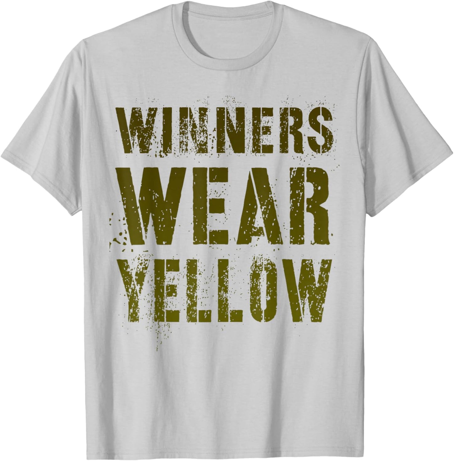Vintage WINNERS WEAR YELLOW War Game Summer Camp Team Match T-Shirt - T-Shirt | Ash