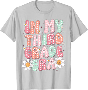 In My Third Grade Era 3rd Grade Girl Teacher Back to School T-Shirt - T-Shirt | Ash