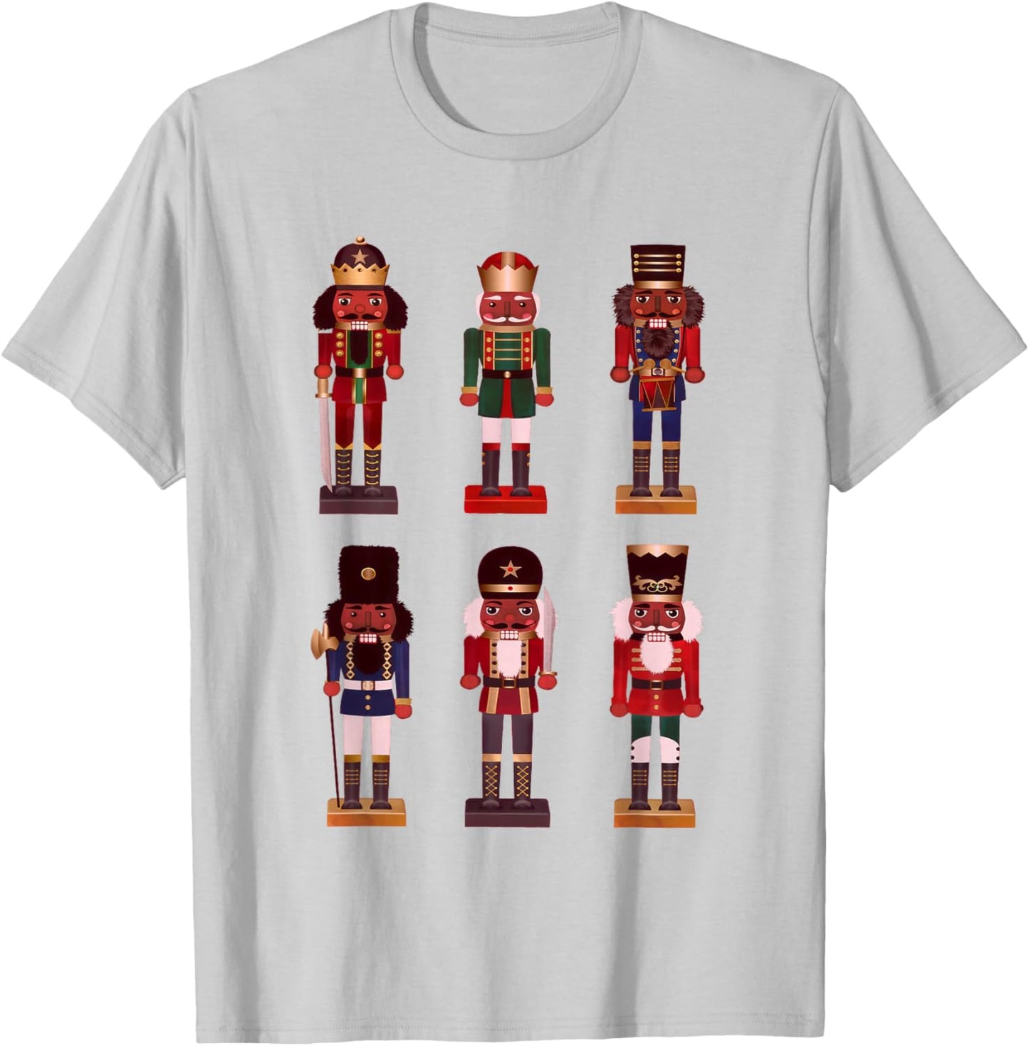 Funny African American Nutcracker Christmas Ballet Dancer T-Shirt - T-Shirt | Ash