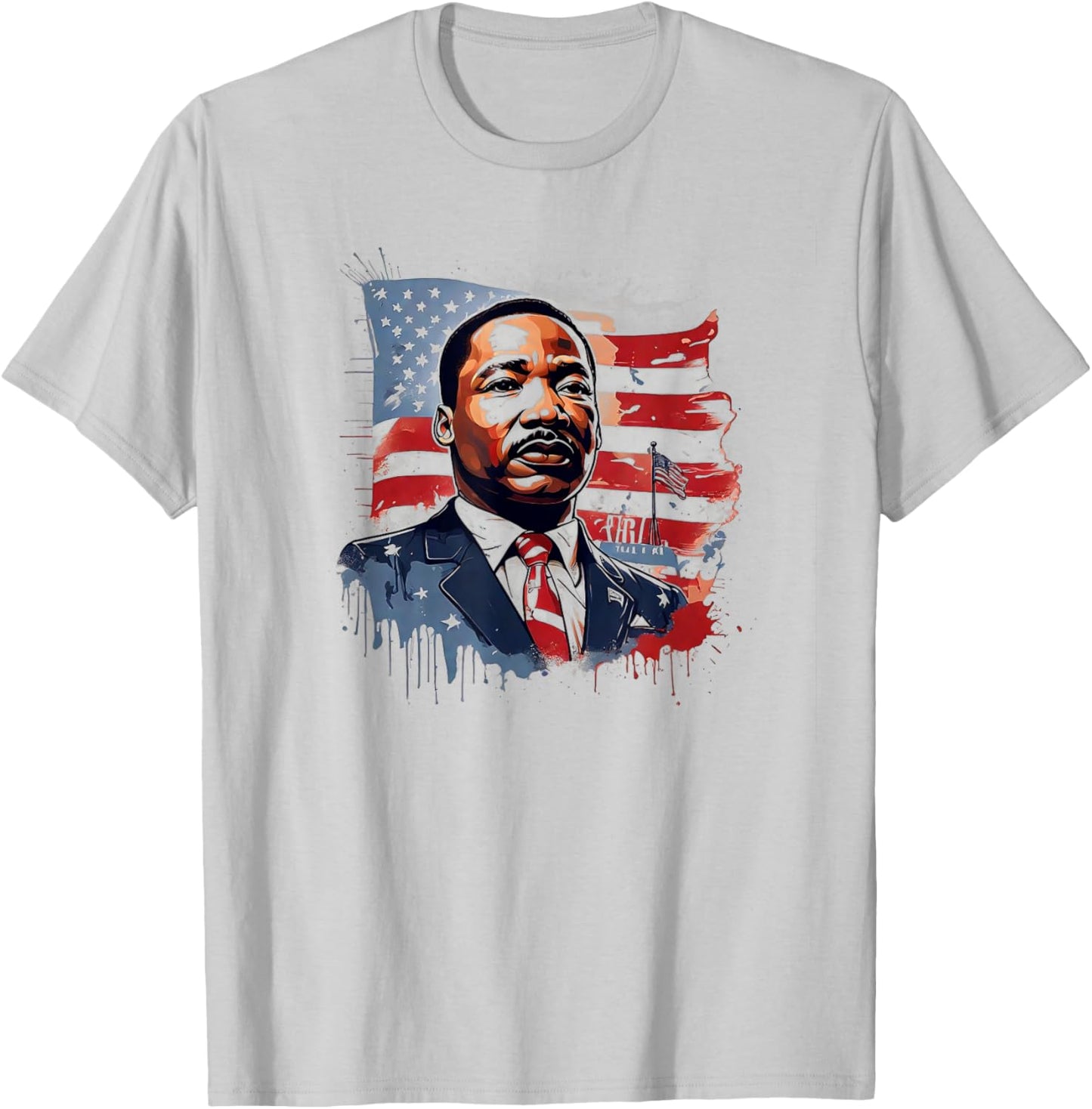 Martin Luther King Jr. Day I Have a Dream MLK Day Gift T-Shirt - T-Shirt | Ash