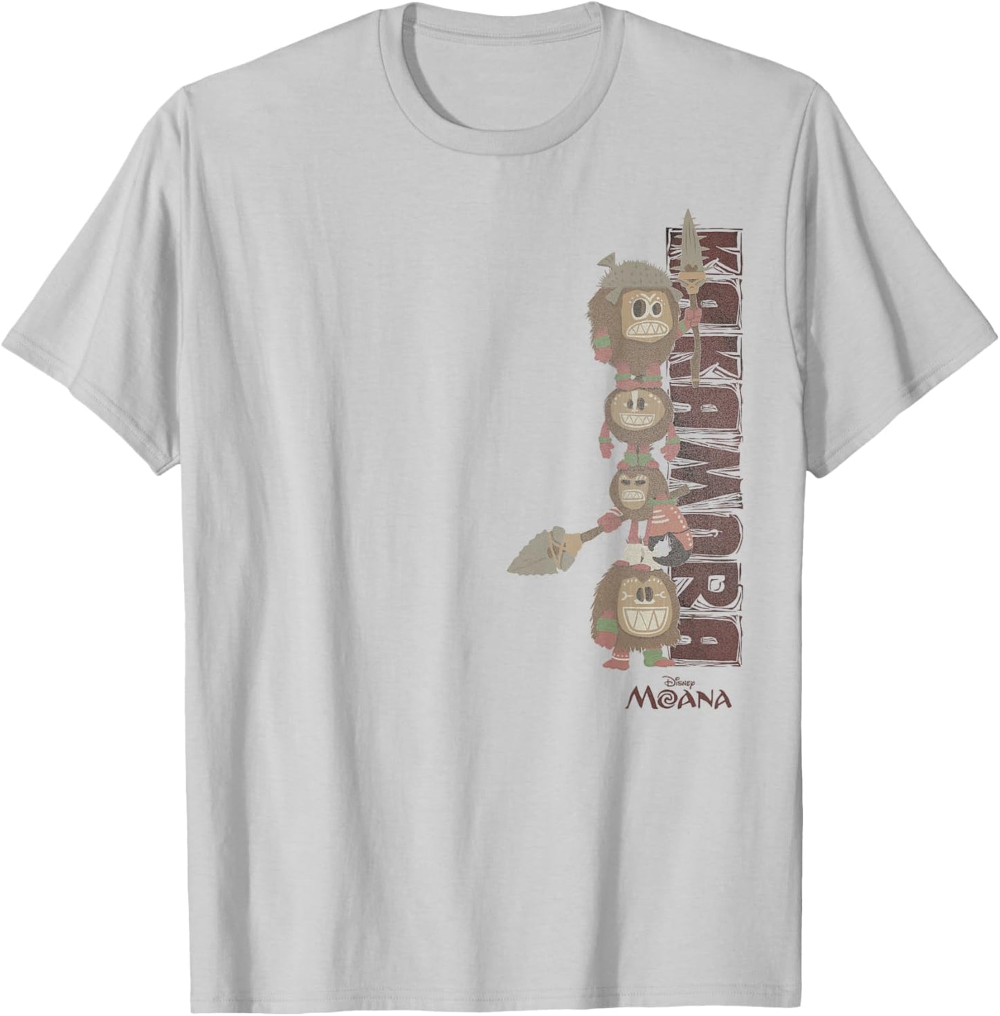 Disney Moana Kakamora Pirates Fear Us Left Big Chest Poster T-Shirt - T-Shirt | Ash