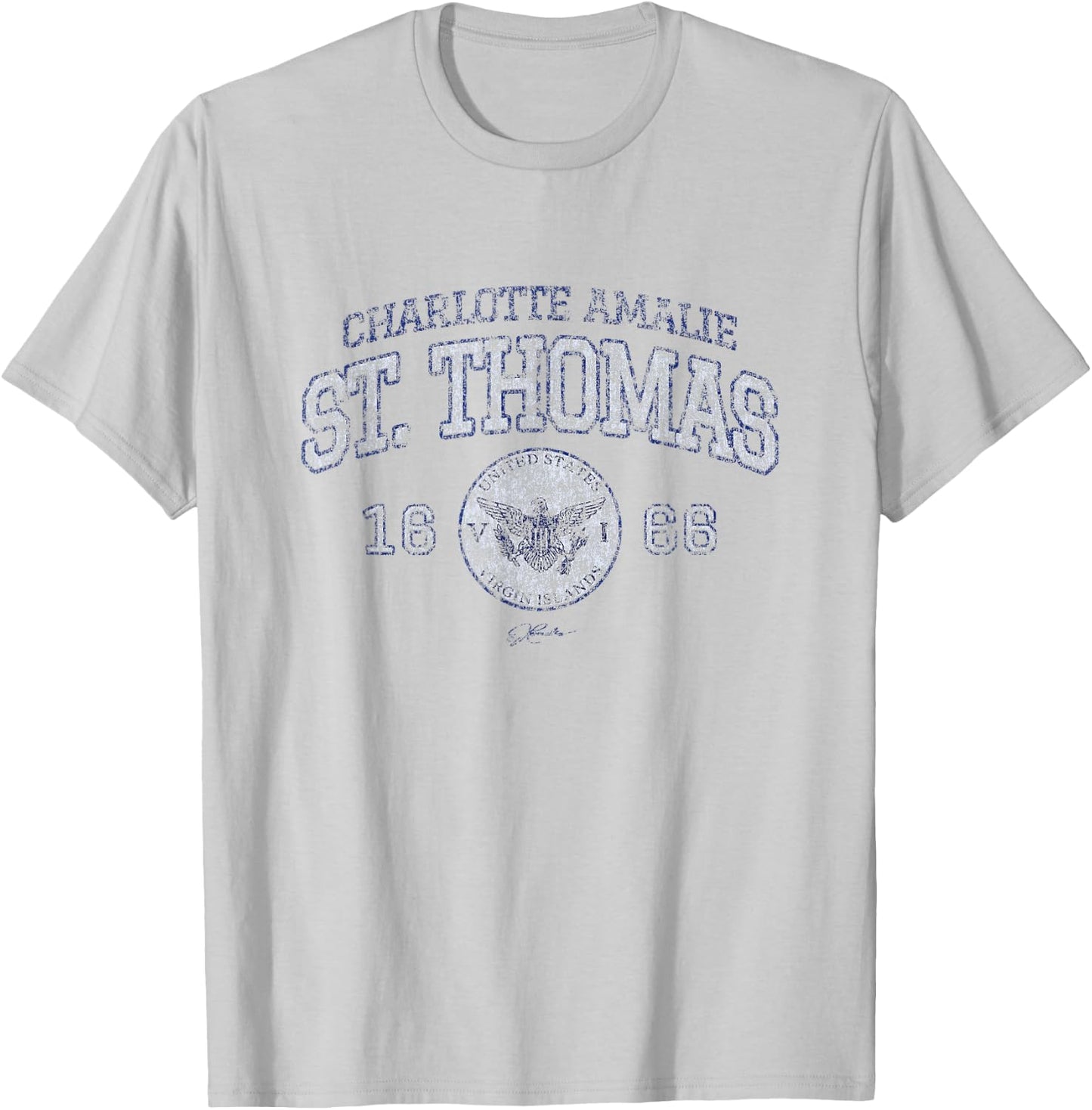 JCombs: Charlotte Amalie, St. Thomas, USVI T-Shirt - T-Shirt | Ash