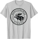 Moose Antlers Art Lovers Gift, Saskatchewan Canada Moose T-Shirt - T-Shirt | Ash