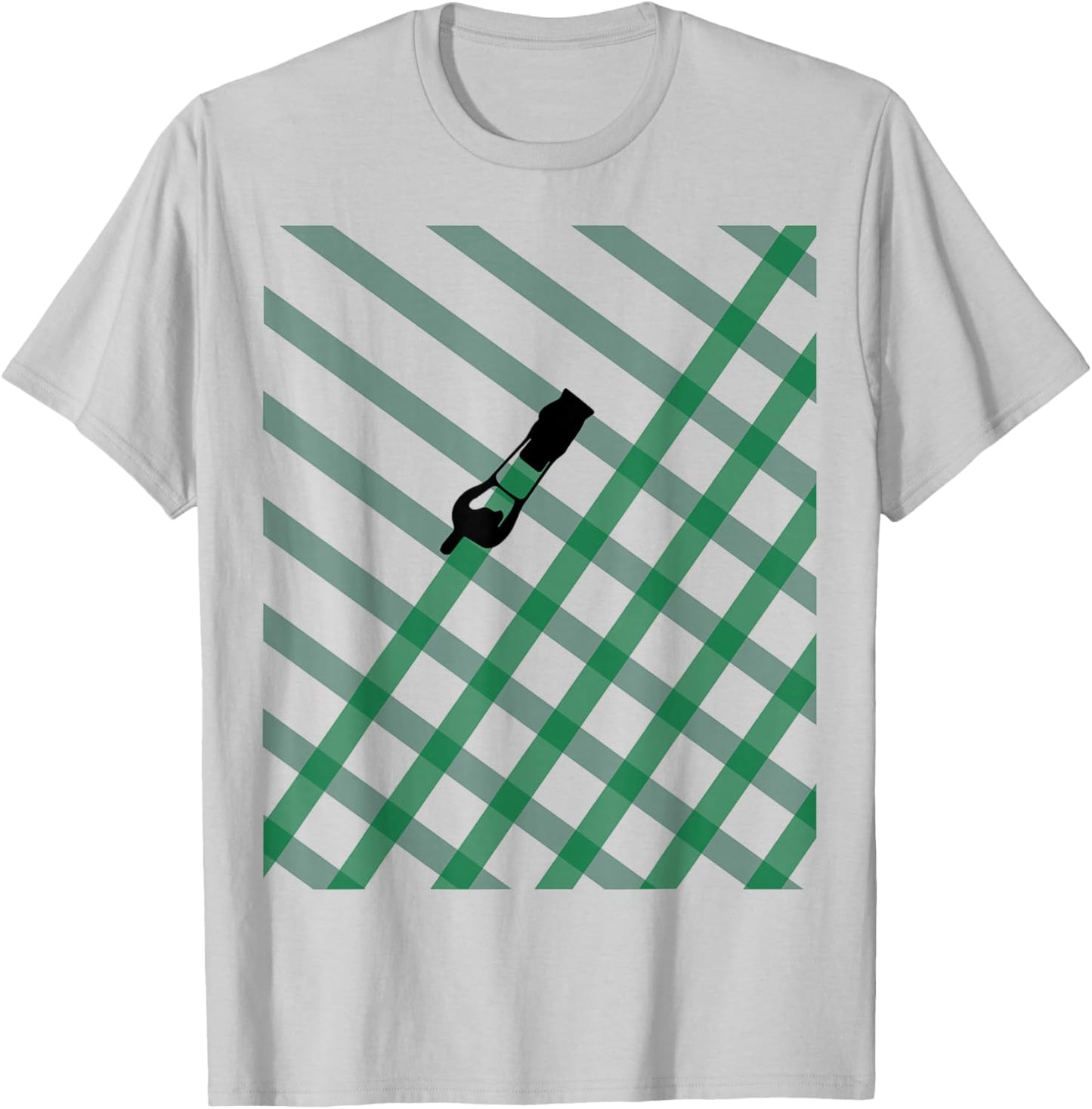 Lawn Striping Lawn Mowing Funny Dad Lawn Mower T-Shirt - T-Shirt | Ash