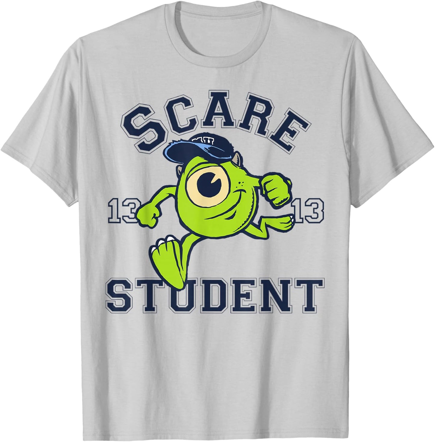 Disney Pixar Monsters University Scare Student Mike Portrait T-Shirt - T-Shirt | Ash