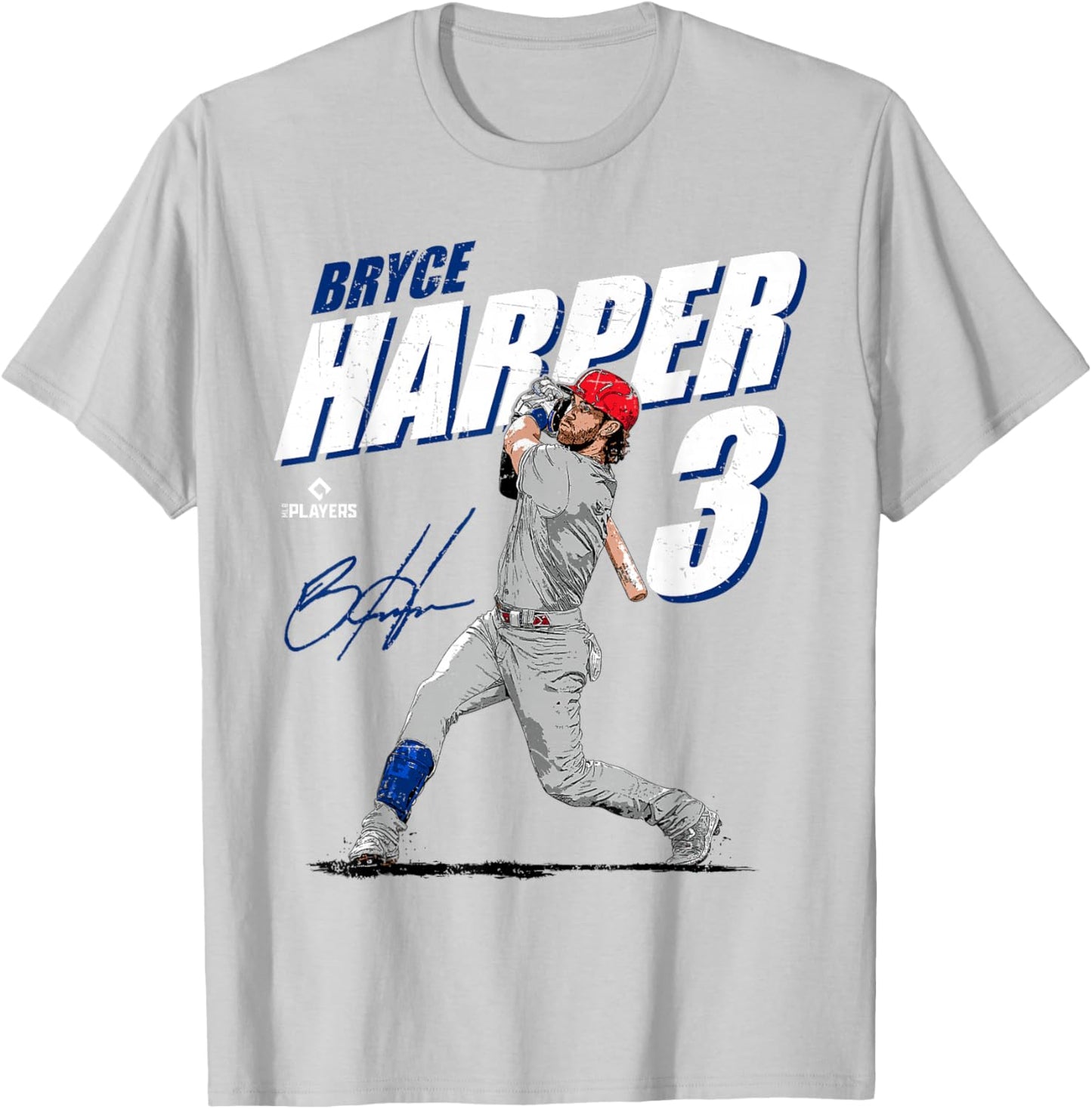 MLBPA - Major League Baseball Bryce Harper - MLBHARP3001 T-Shirt - T-Shirt | Ash