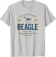 Retro Styled Beagle Vintage T-Shirt - T-Shirt | Ash