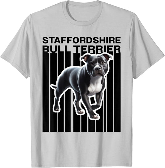 Staffordshire Bull Terrier dog lovers T-Shirt - T-Shirt | Ash