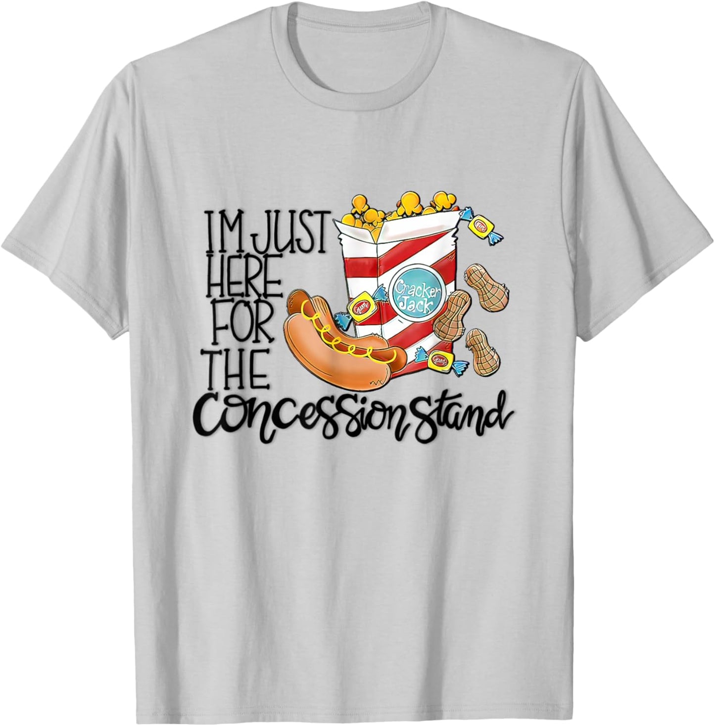 I'm just here for the-concession stand funny kids toddler T-Shirt - T-Shirt | Ash