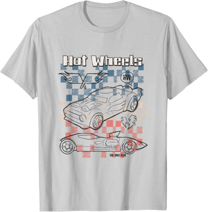 Hot Wheels - Red White and Blue T-Shirt - T-Shirt | Ash