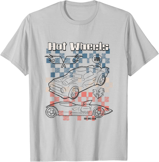 Hot Wheels - Red White and Blue T-Shirt - T-Shirt | Ash