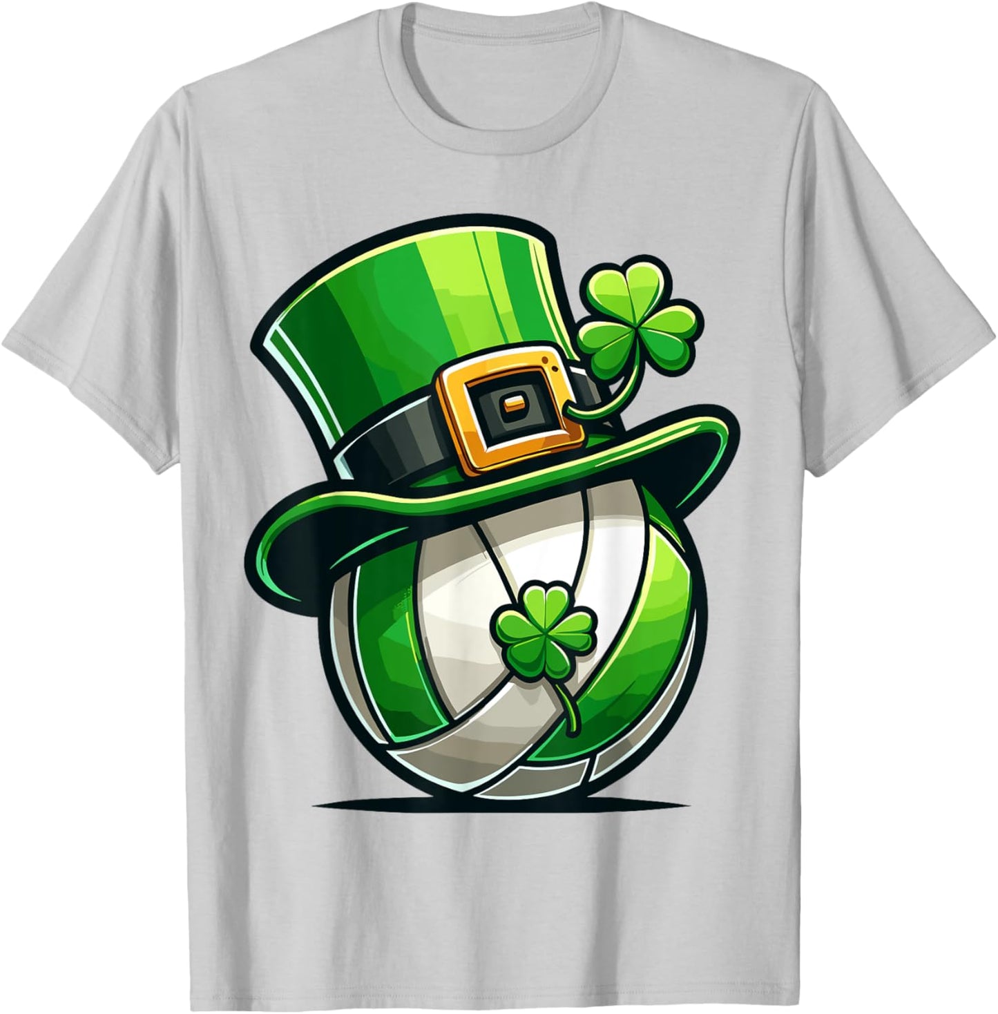 St Patricks Day Irish Boys Girls Volleyball T-Shirt - T-Shirt | Ash