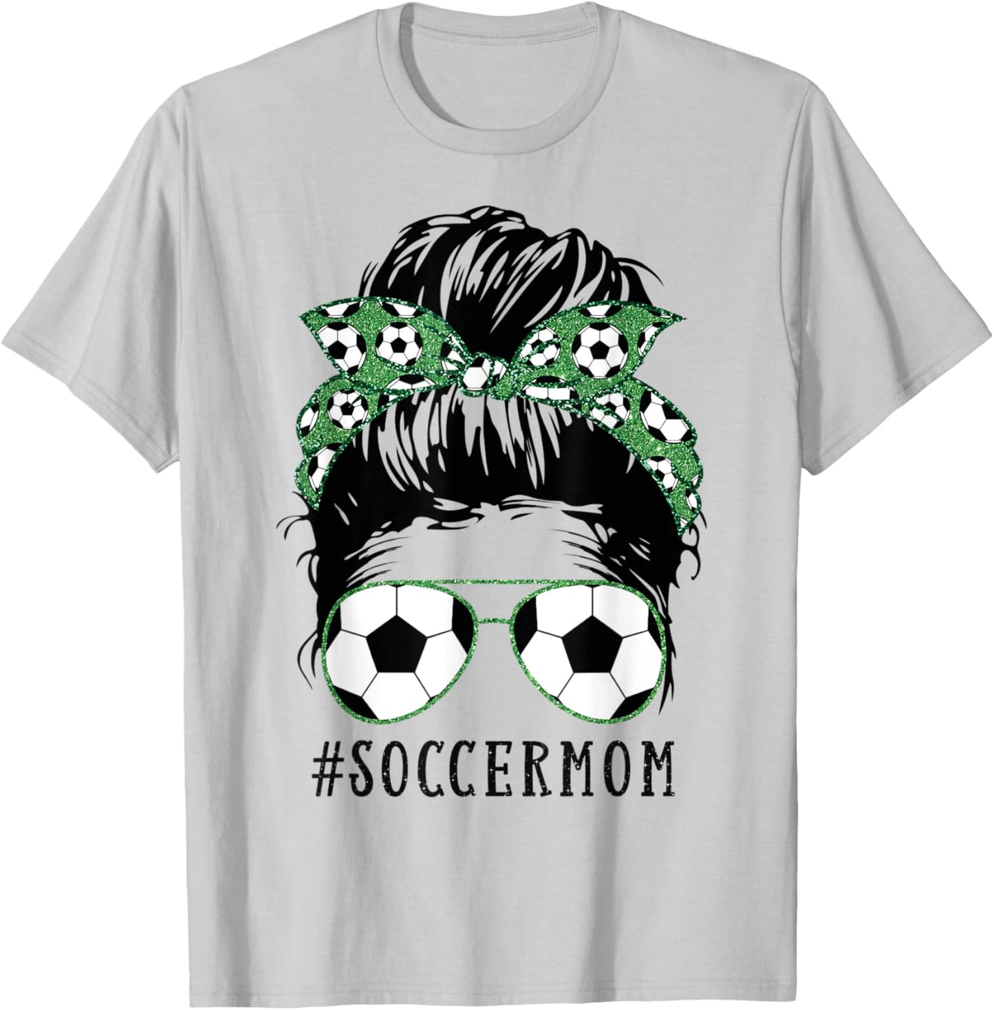Soccer Mom Shirt Fußball-Mama-Shirts für Frauen, Geschenke für Mütter , Weiß, Klein T-Shirt - T-Shirt | Ash