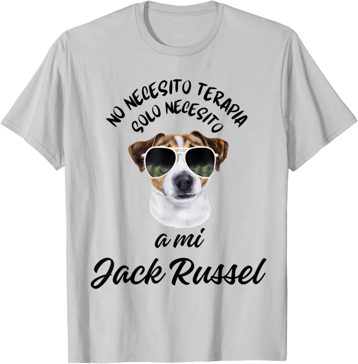 Regalo Personalizado Perro Jack Russel Divertido Mujer Chica T-Shirt - T-Shirt | Ash