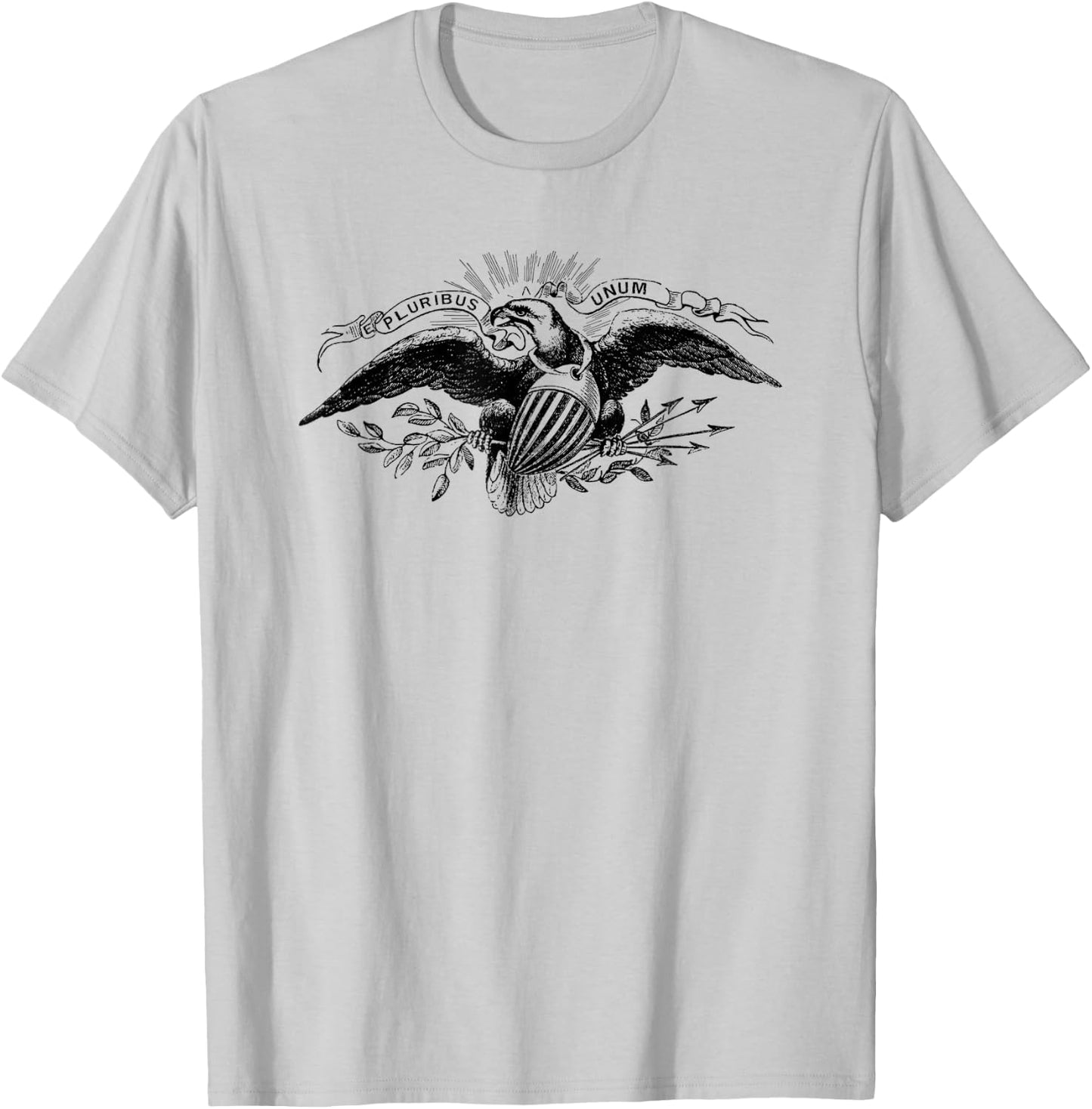 Vintage American Eagle "E Pluribus Unum" T-Shirt - T-Shirt | Ash