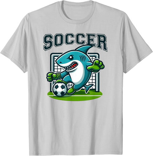 Soccer Shark Playing Soccer