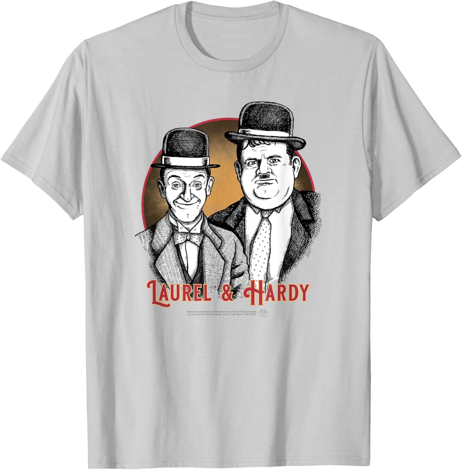 Laurel & Hardy Classic Comedy , white, S T-Shirt - T-Shirt | Ash