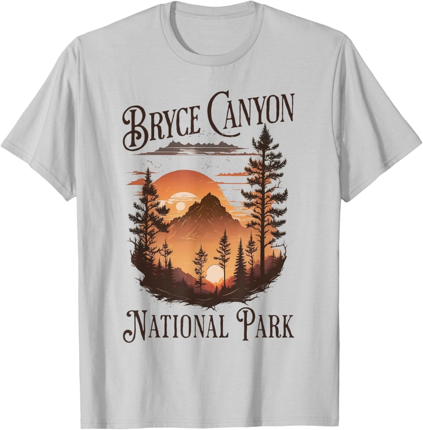 Bryce Canyon National Park T-Shirt - T-Shirt | Ash