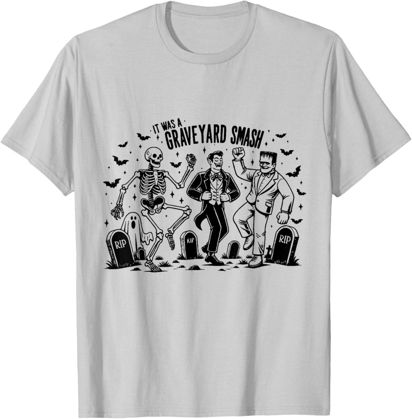 It Was A Graveyard Smash T-Shirt - T-Shirt | Ash