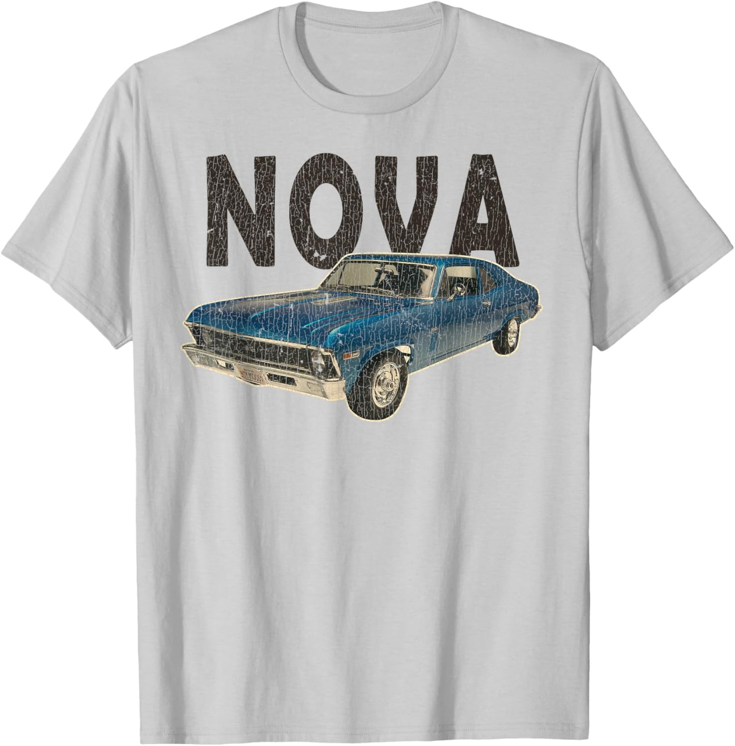 Vintage Blue Nova 1969 T-Shirt - T-Shirt | Ash