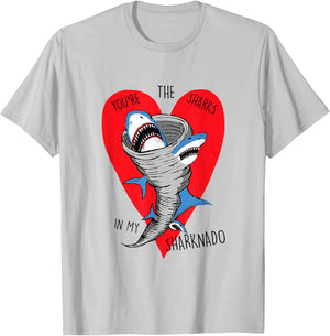 You're The Sharks In My Sharknado Funny Quote T-Shirt - T-Shirt | Ash