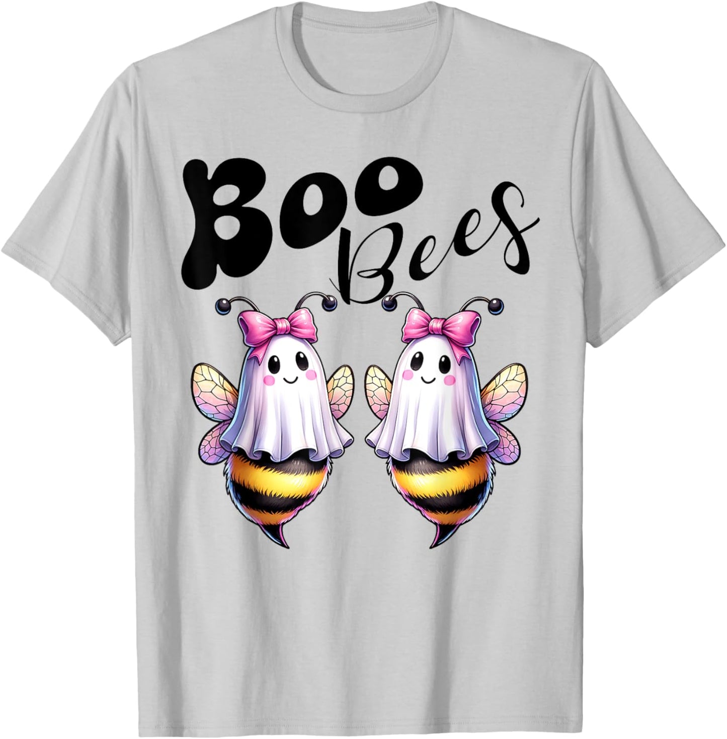 Boo Bees Ghost Bee Halloween Costume Women Funny T-Shirt - T-Shirt | Ash