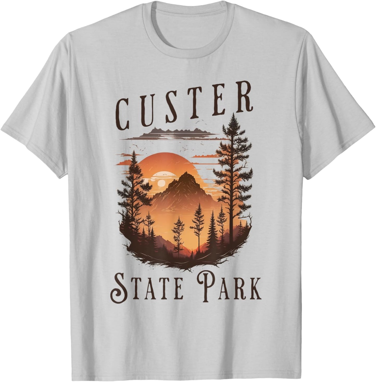 Custer State Park T-Shirt - T-Shirt | Ash