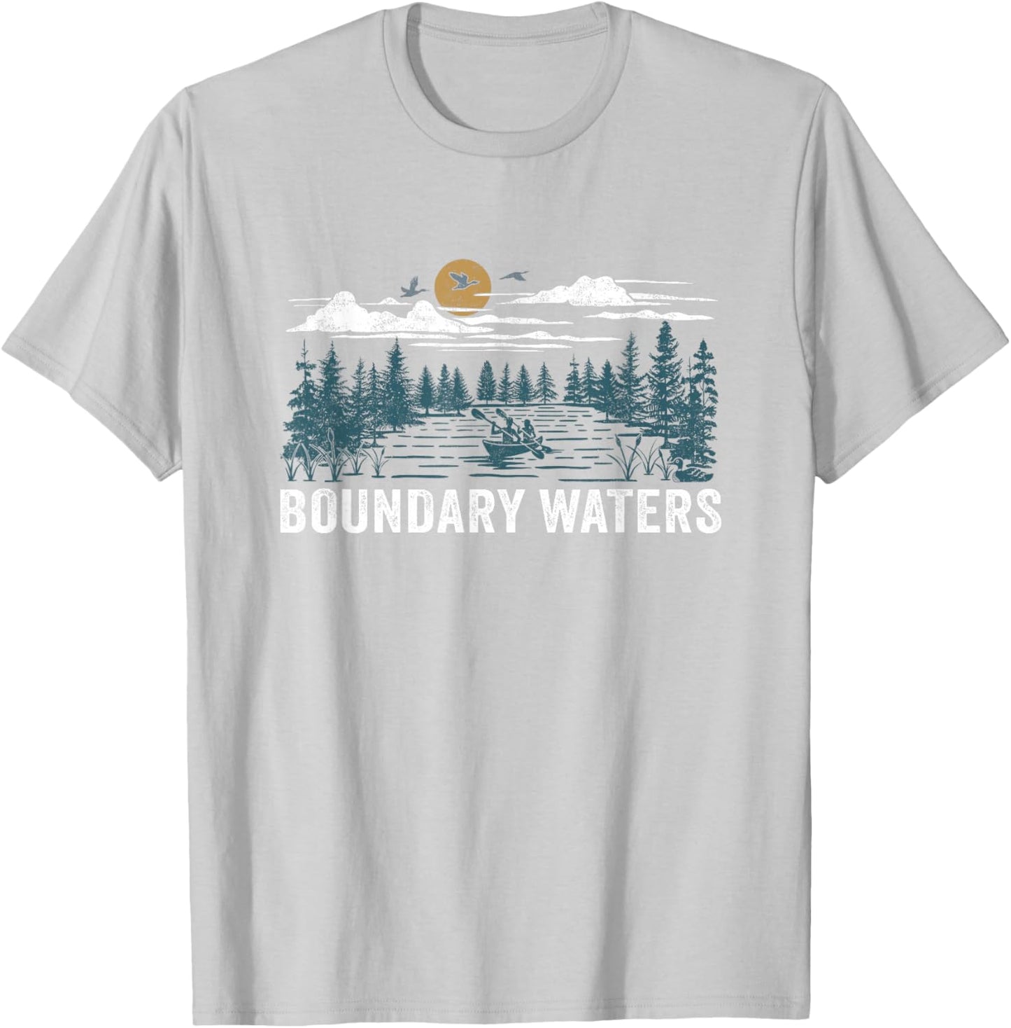 Boundary Waters Wilderness Minnesota T-Shirt - T-Shirt | Ash