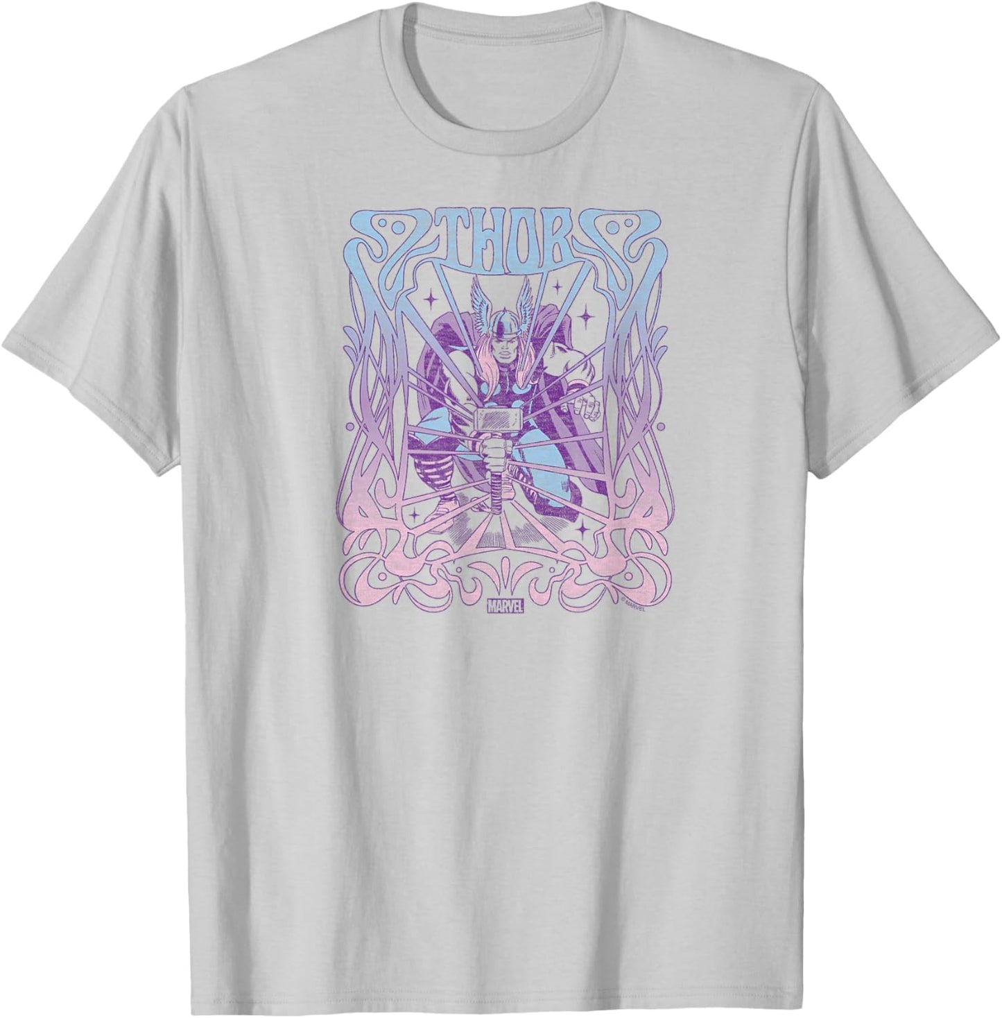Thor - Art Nouveau T-Shirt - T-Shirt | Ash