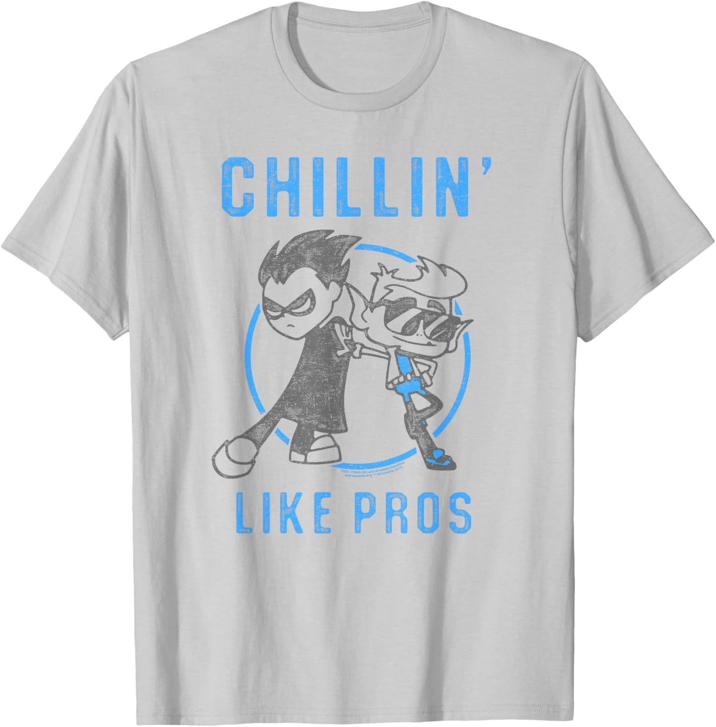 Teen Titans Go Beast Boy & Robin Like Pros T-Shirt - T-Shirt | Ash
