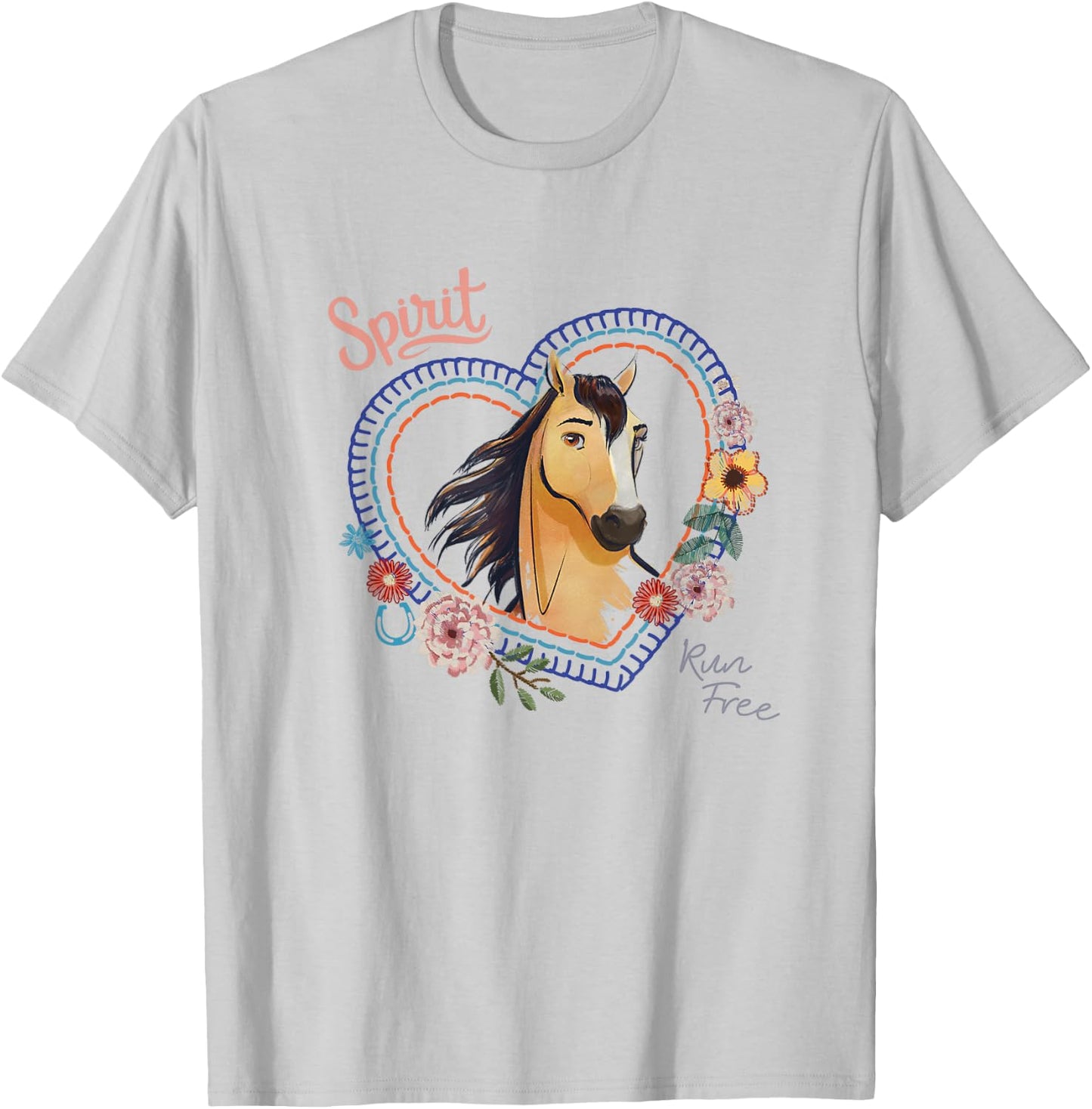 DreamWorks Spirit Riding Free Dreams T-Shirt - T-Shirt | Ash