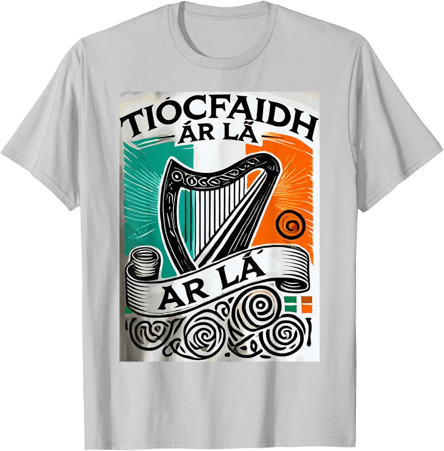Tiocfaidh Ar La Vintage Ireland Irish Flag Irish Republican T-Shirt - T-Shirt | Ash
