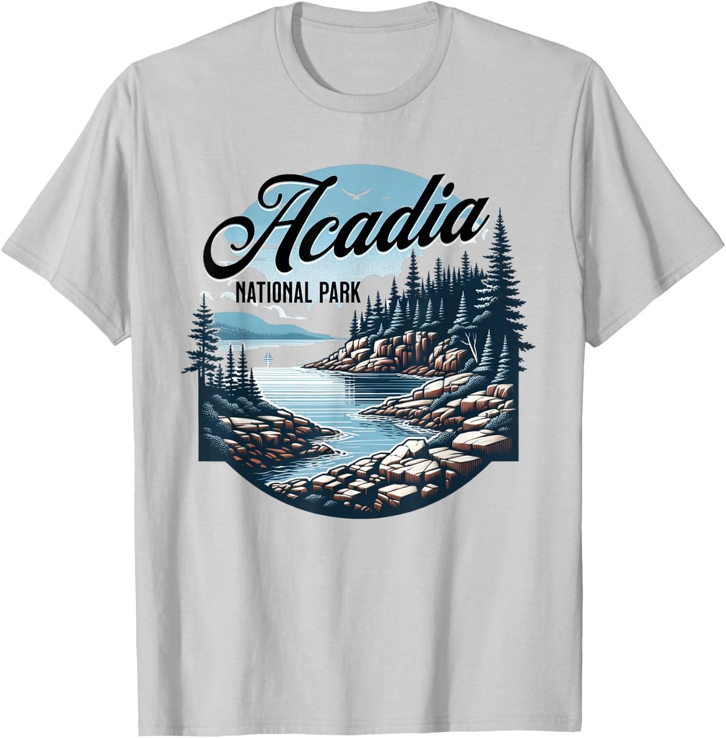 Acadia National Park T-Shirt - T-Shirt | Ash