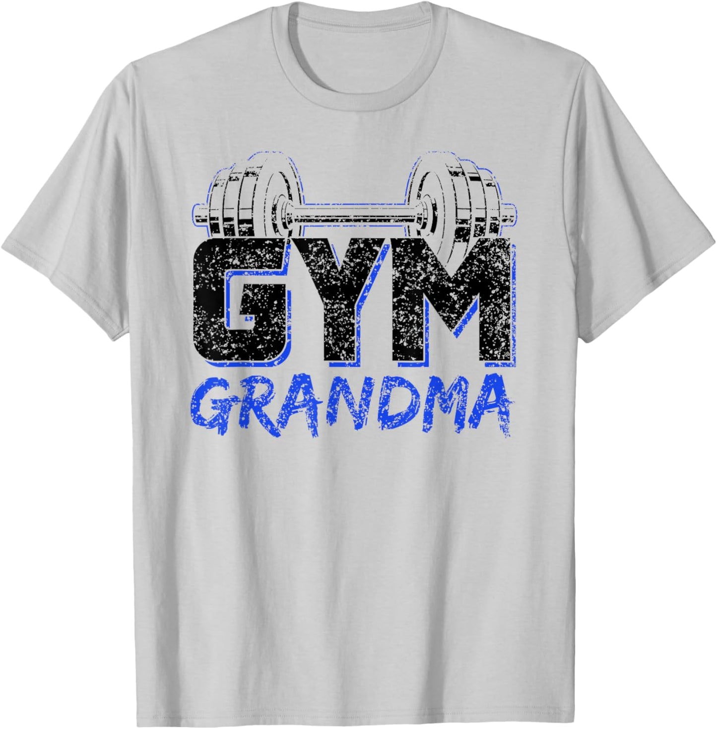 Gym Grandma Weightlifting Training Fitness Workout T-Shirt - T-Shirt | Ash