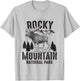 Rocky Mountains National Park Funny Moose Lover Gift T-Shirt - T-Shirt | Ash