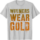 Vintage WINNERS WEAR GOLD Summer Camp War Game Team Cheer T-Shirt - T-Shirt | Ash