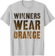 Vintage WINNERS WEAR ORANGE Summer Camp Team War Game Crew T-Shirt - T-Shirt | Ash