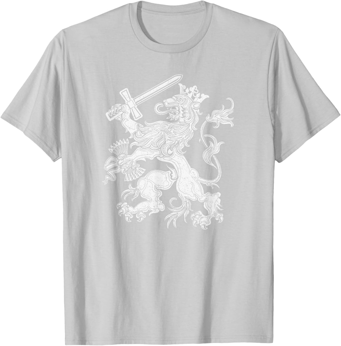 Dutch Lion of the Netherlands Nederland Holland Orange T-Shirt - T-Shirt | Ash