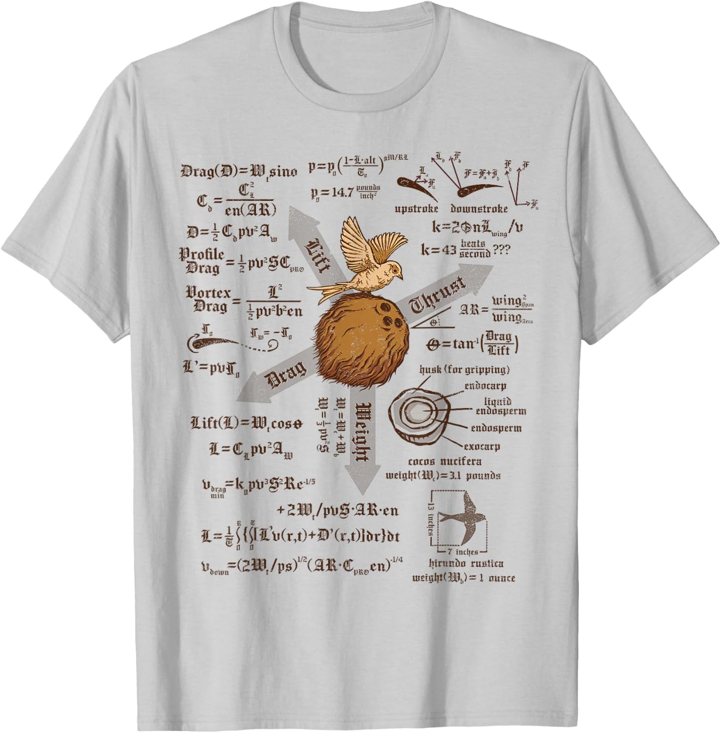 A Simple Question of Weight Ratios T-Shirt - T-Shirt | Ash