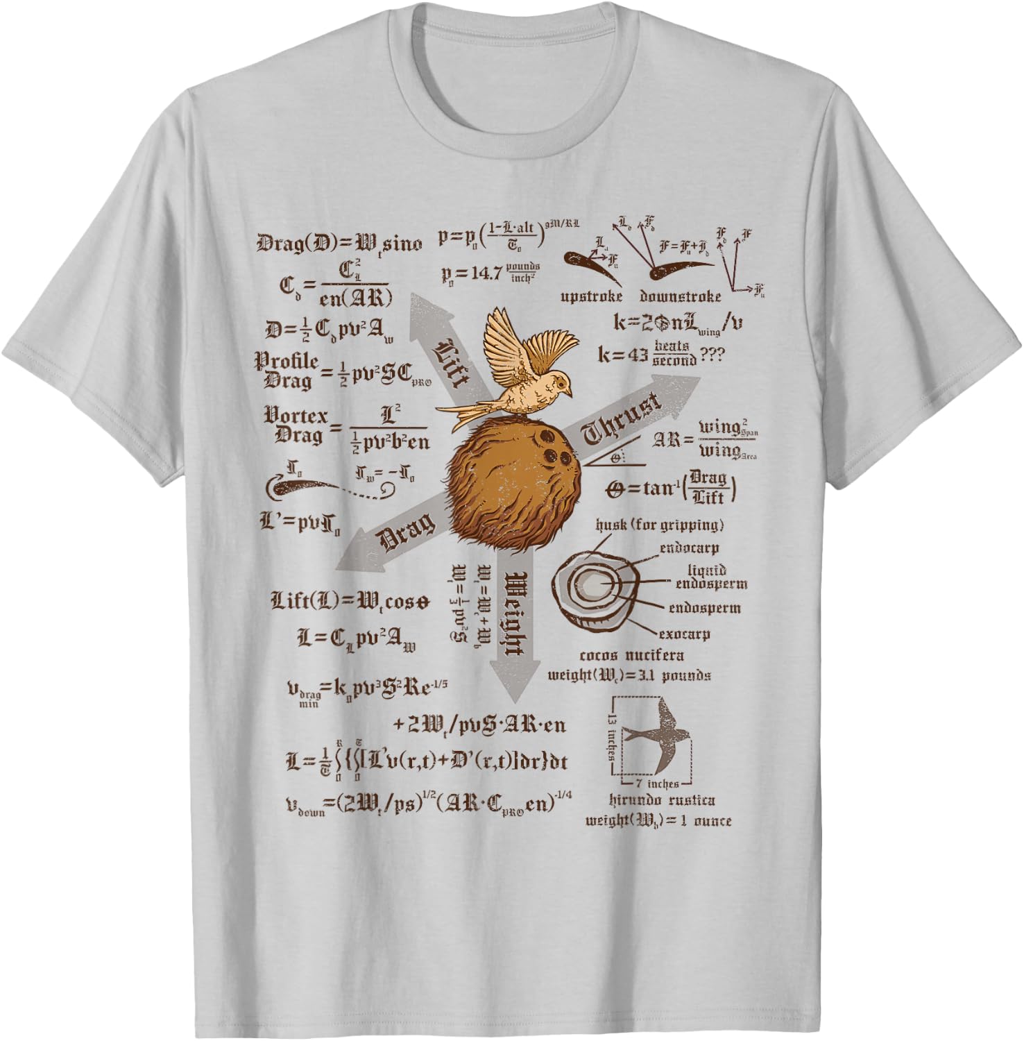 A Simple Question of Weight Ratios T-Shirt - T-Shirt | Ash