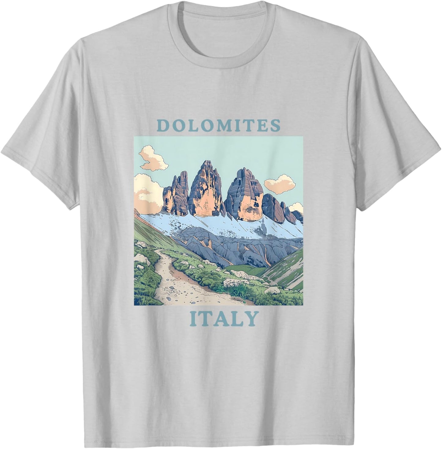 Dolomites, Italy T-Shirt - T-Shirt | Ash