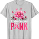 In October We Wear Pink Sunflower Breast Cancer Awareness T-Shirt - T-Shirt | Ash