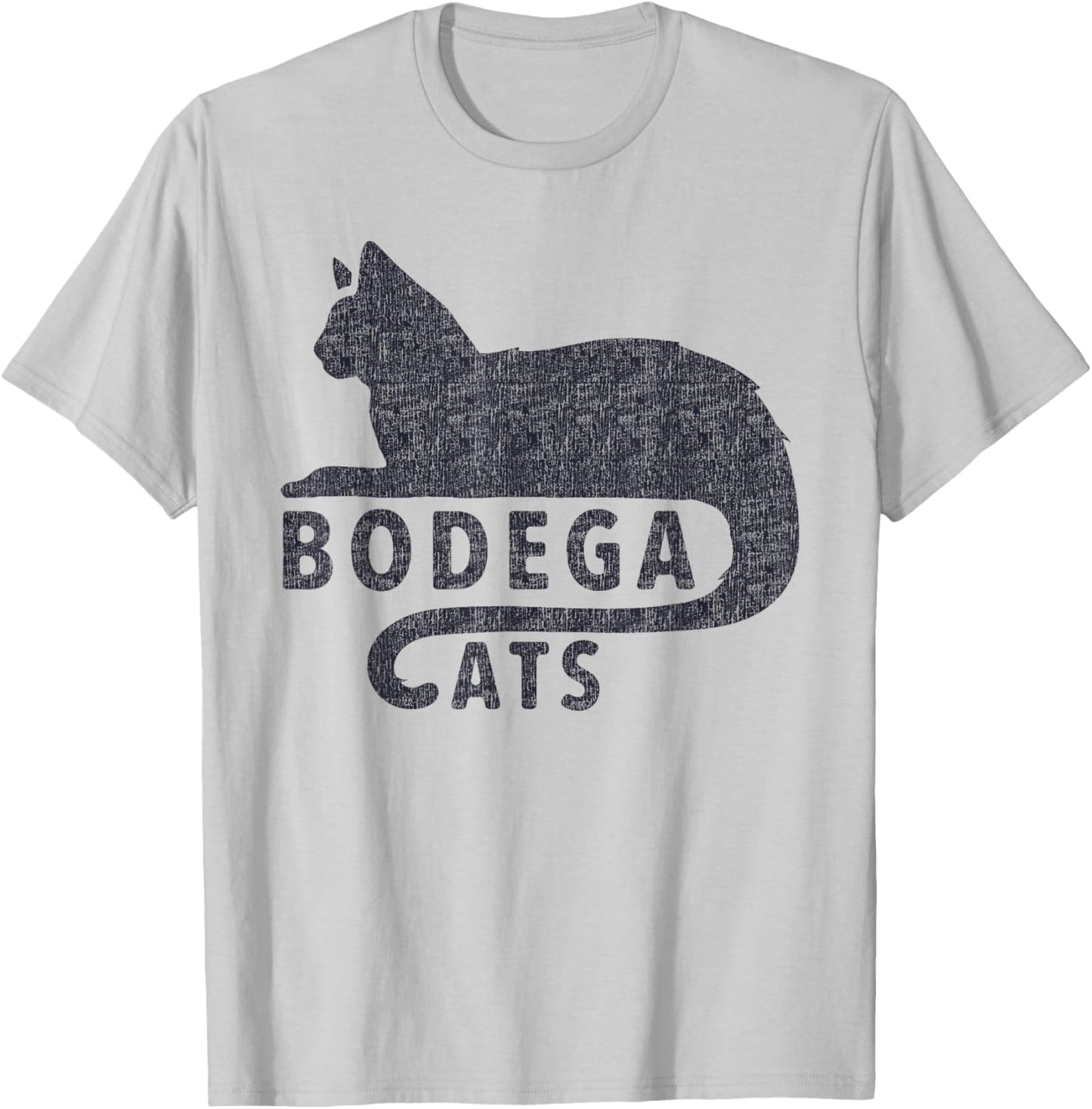 Bodega Cats Funny Black Cat Lover T-Shirt - T-Shirt | Ash