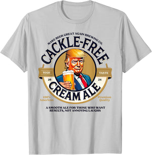 Funny German Oktoberfest Bavarian Trump Beer T-Shirt - T-Shirt | Ash