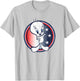 Looney Tunes Tweety Bird Fourth Of July Americana Circle T-Shirt - T-Shirt | Ash