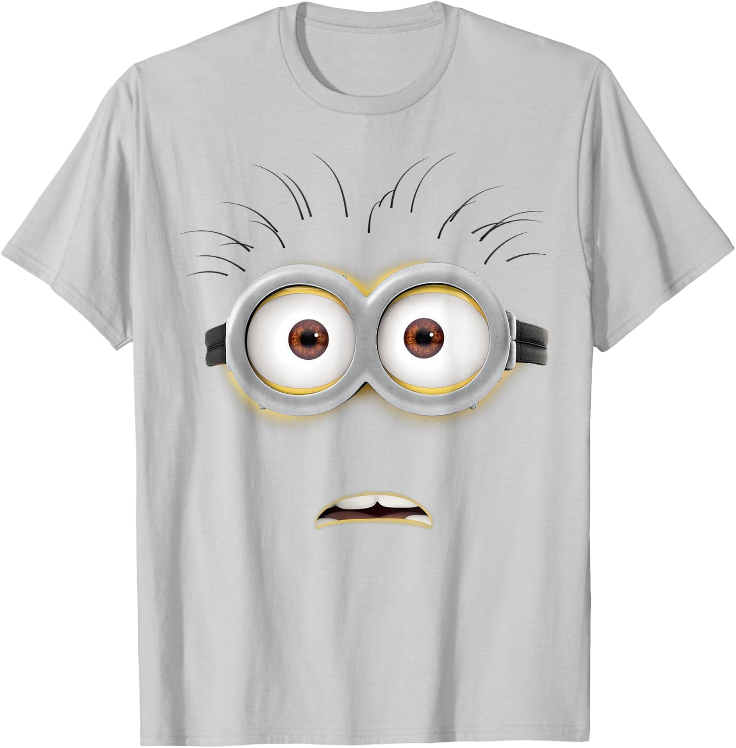 Despicable Me Minions Stunned Face Costume T-Shirt - T-Shirt | Ash