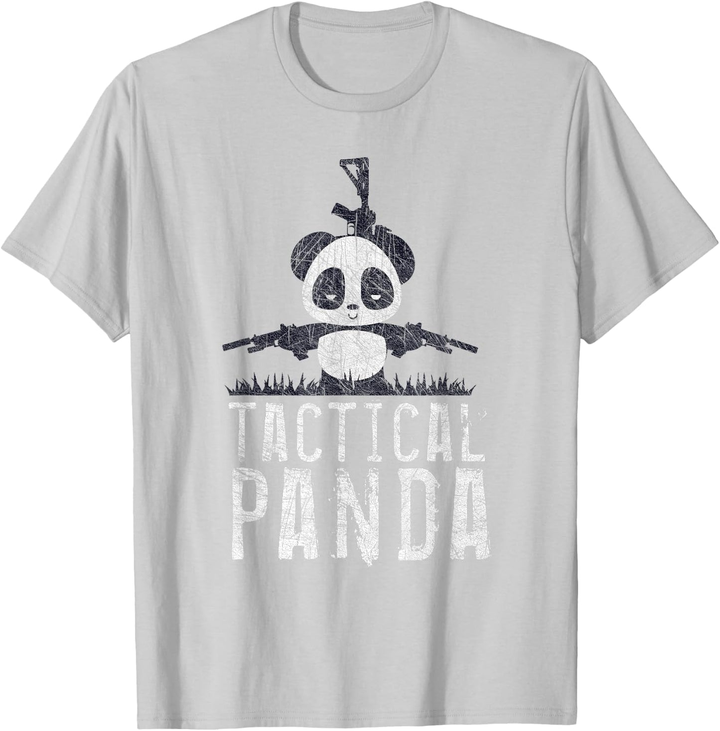 Panda , Battle Panda Bear, Gift T-Shirt - T-Shirt | Ash
