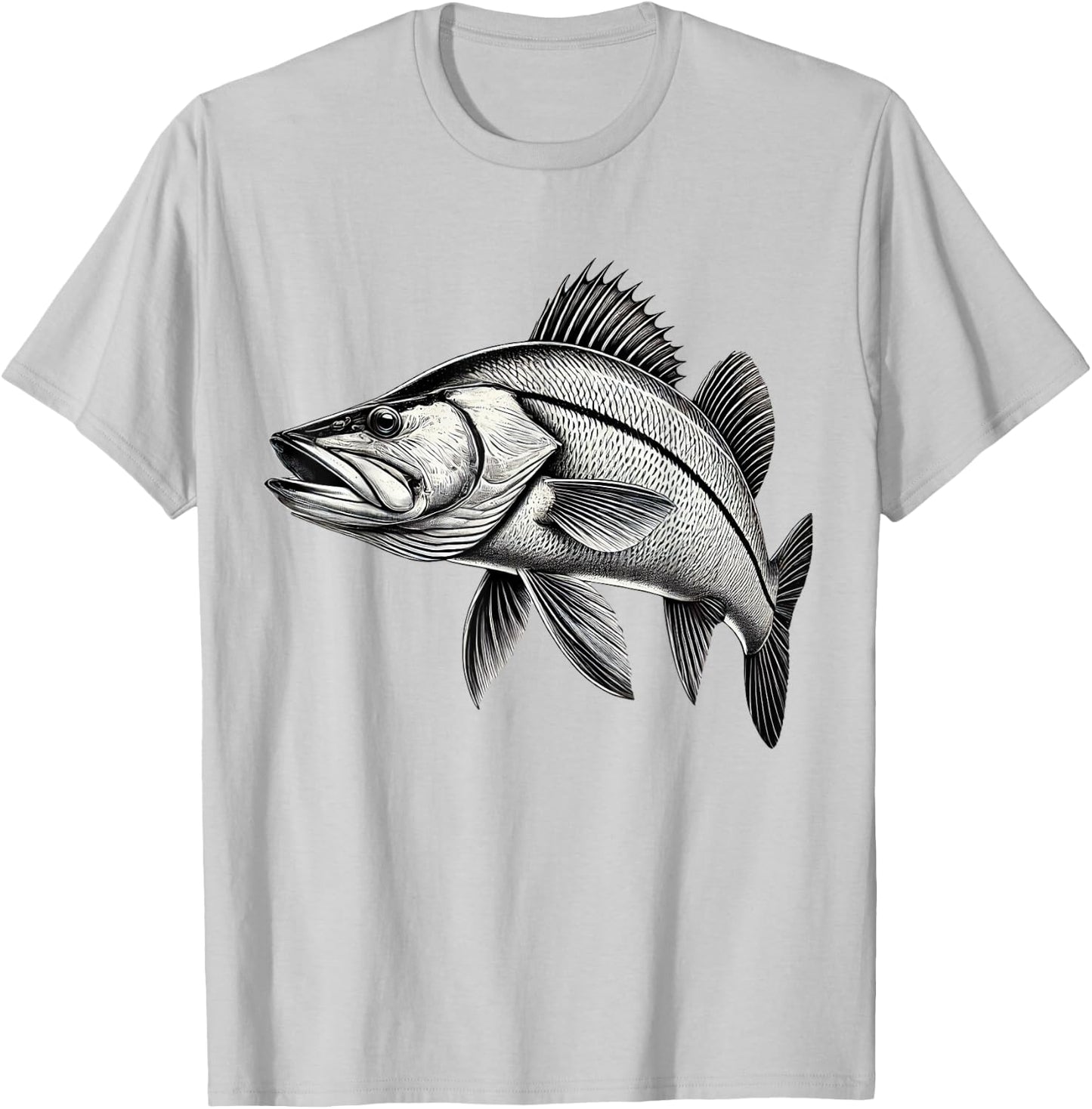 Snook Robalo Game Fish Vintage Fishing Lovers Gifts T-Shirt - T-Shirt | Ash