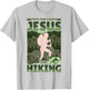 Hiking Lover Christian Protestant Religion Faith Jesus Funny T-Shirt - T-Shirt | Ash