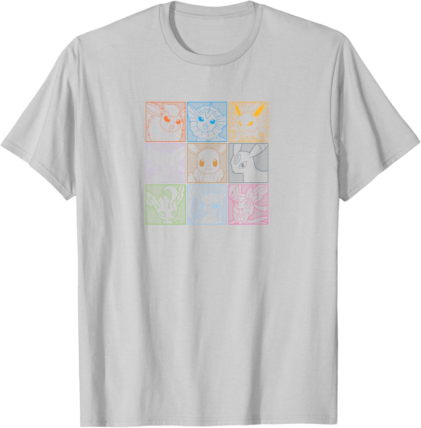 Pokémon Club - Eevee Squares T-Shirt - T-Shirt | Ash